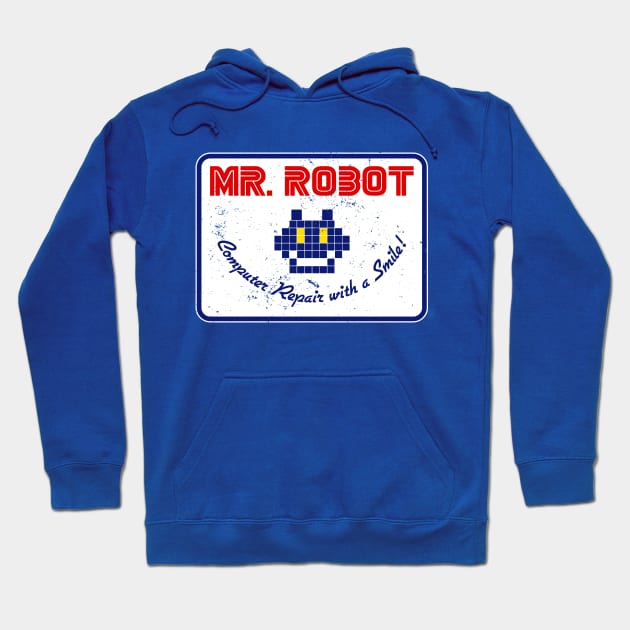 Mr. Robot "Computer Repair With A Smile" Hoodie by CultureClashClothing